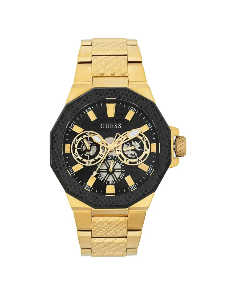 Guess Gold Tone 2-Tone 45mm - Schwarz Schwarz