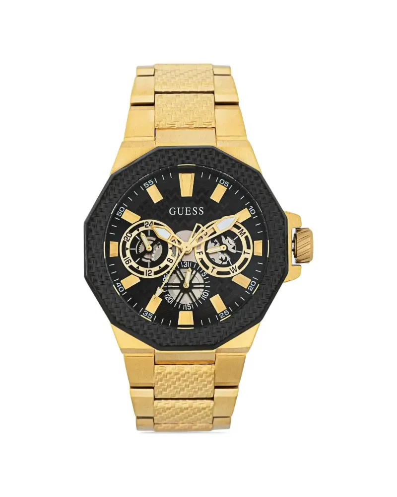 Guess Gold Tone 2-Tone 45mm - Schwarz Schwarz