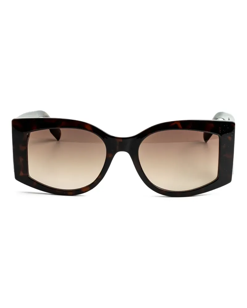 Karl Lagerfeld Sonnenbrille mit Logo-Print - Braun Braun