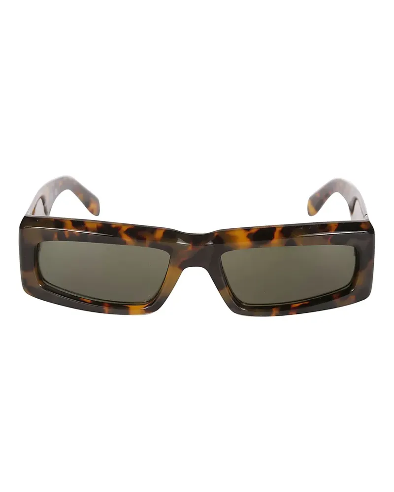 Palm Angels Yreka Sonnenbrille mit eckigem Gestell - Braun Braun