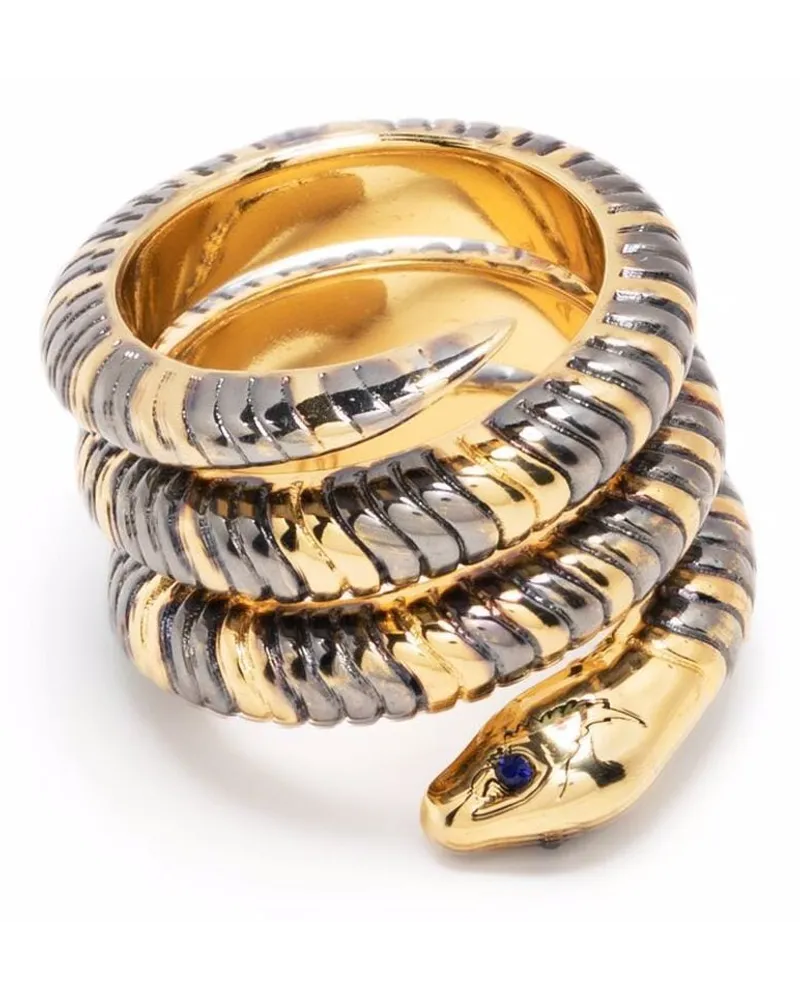 Zadig & Voltaire Gewickelter Ring im Schlangen-Design Gold