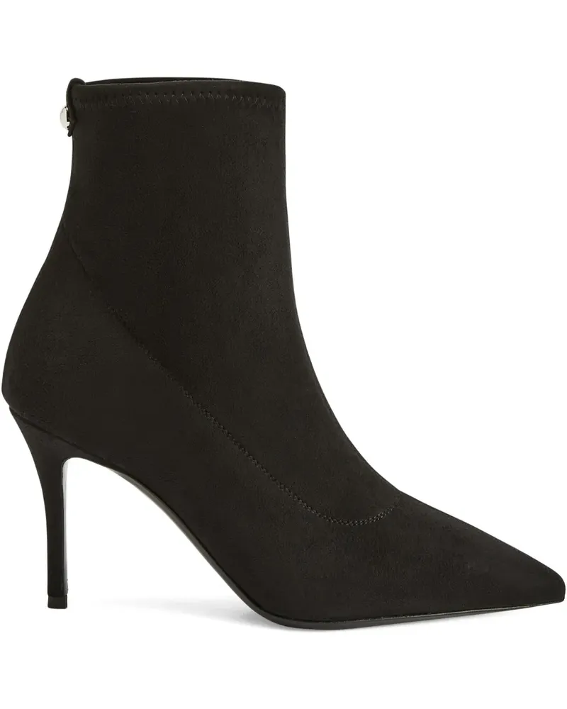 Giuseppe Zanotti Spitze Mirea Stiefeletten 90mm - Schwarz Schwarz