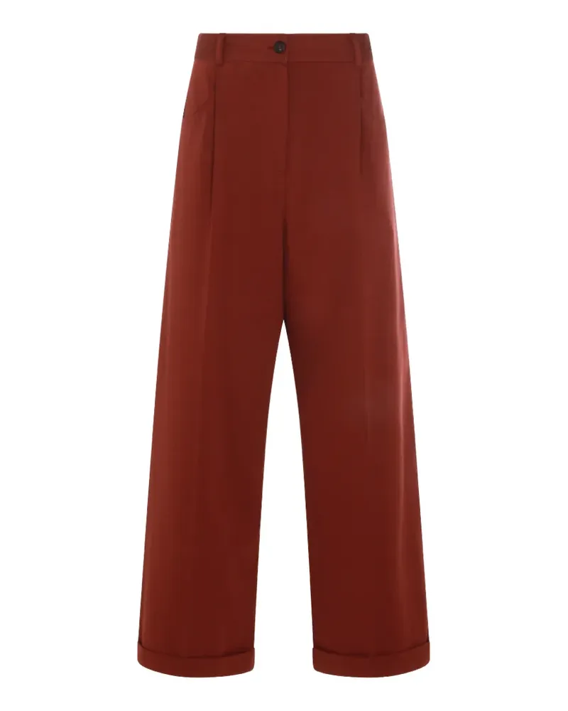 Brunello Cucinelli buttoned tailored trousers - Rot Rot