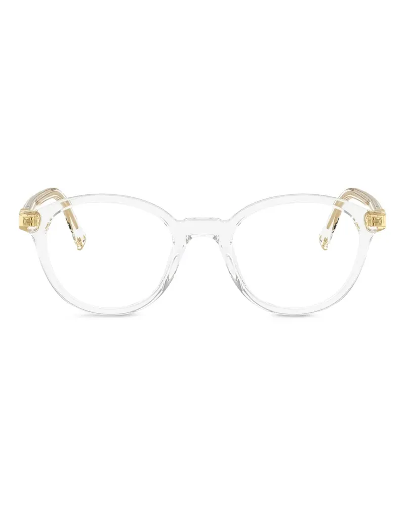 Miu Miu Brille mit rundem Gestell - Nude Nude