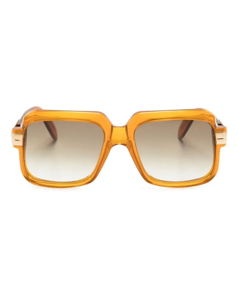 CAZAL 607/3 Sonnenbrille mit eckigem Gestell - Orange Orange