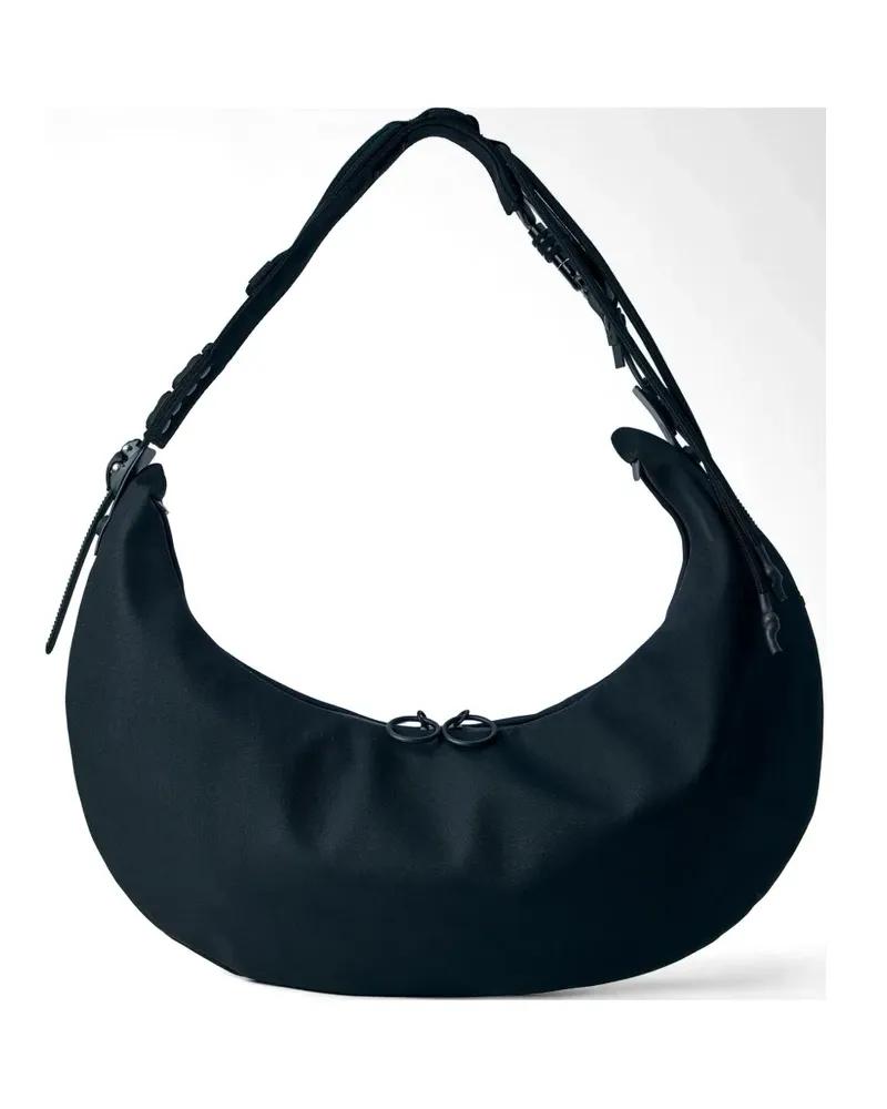 Innerraum Object HM3 Half Moon metal-hardware messenger bag - Schwarz Schwarz