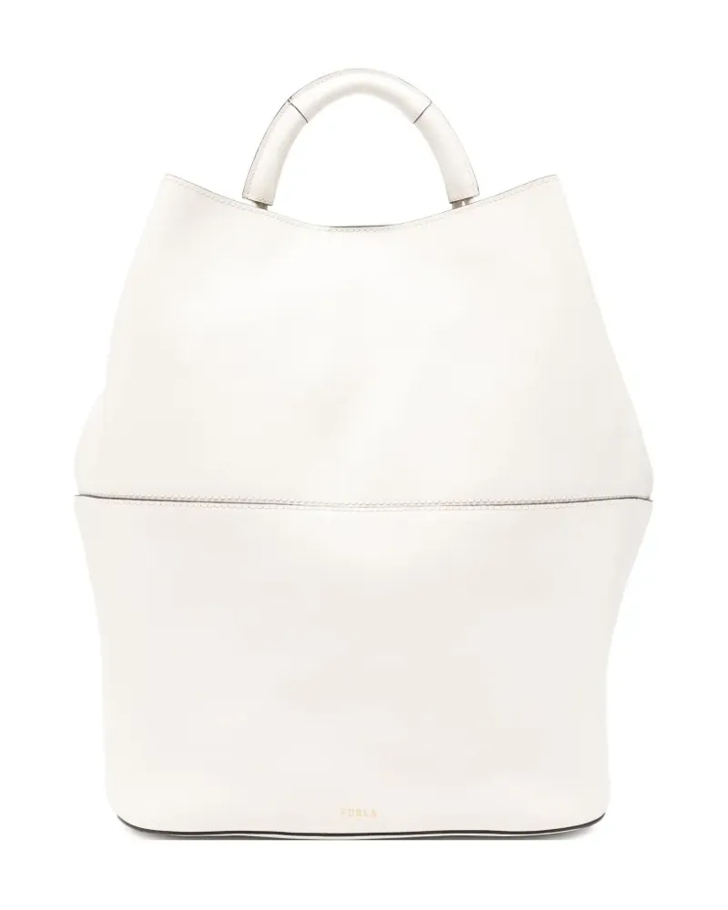 Furla Handtasche aus Leder - Weiß Weiß