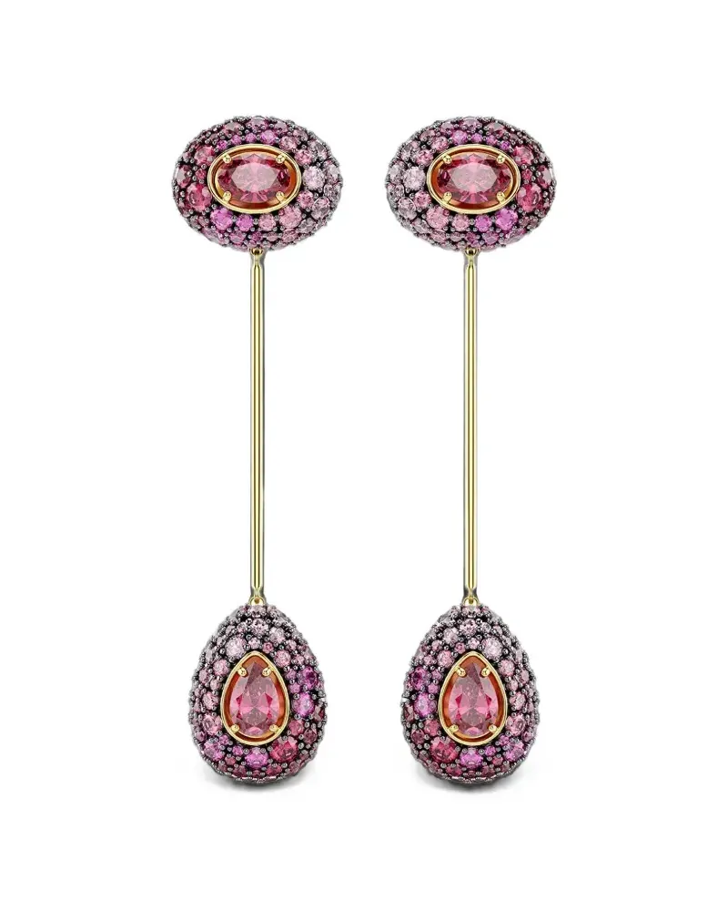 Swarovski Sublima crystal-embellished drop earrings - Gold Gold