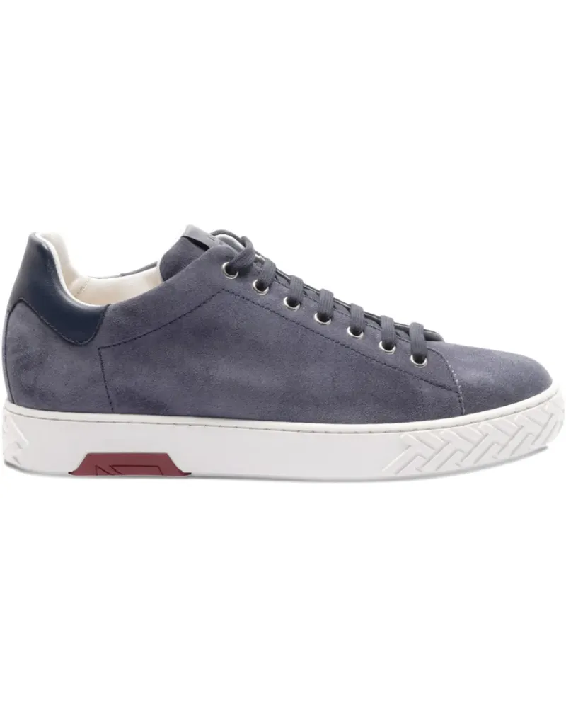 A.Testoni Ravenna Sneakers aus Wildleder - Blau Blau