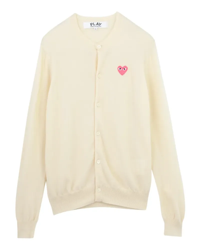 Comme des Garçons Cardigan mit Logo-Stickerei - Nude Nude