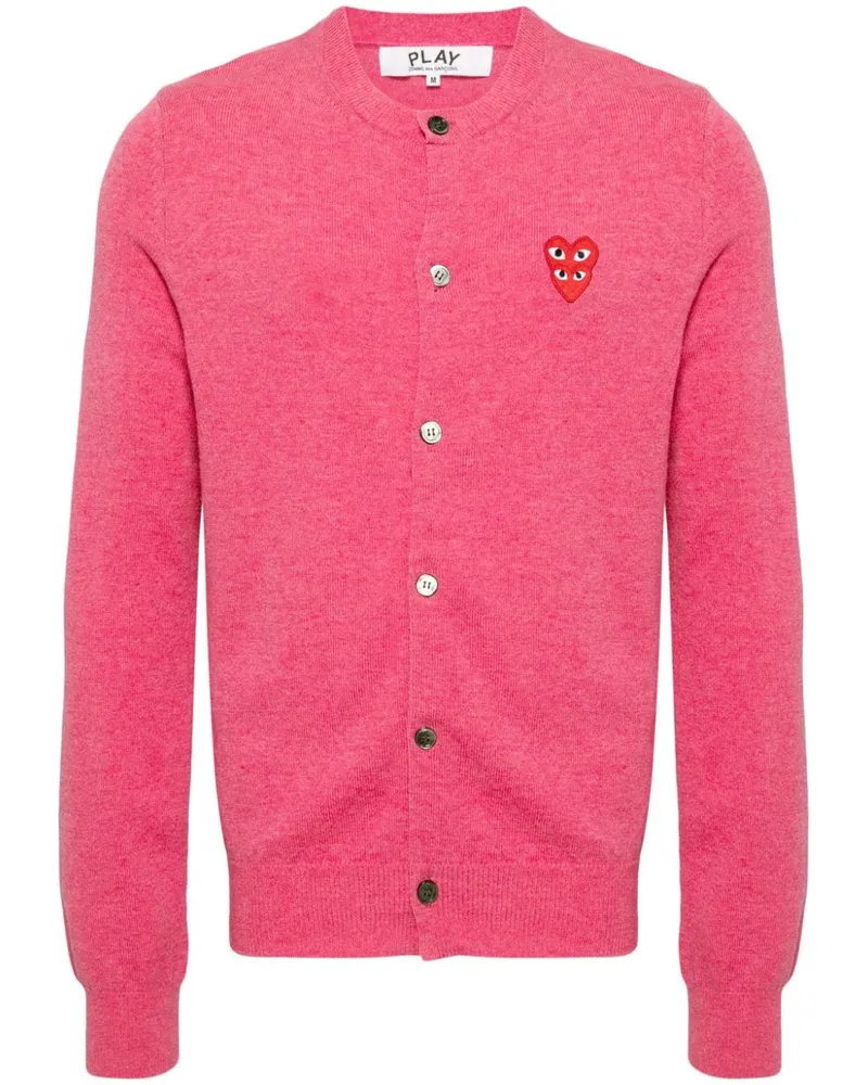 Comme des Garçons Klassischer Cardigan - Rosa Rosa