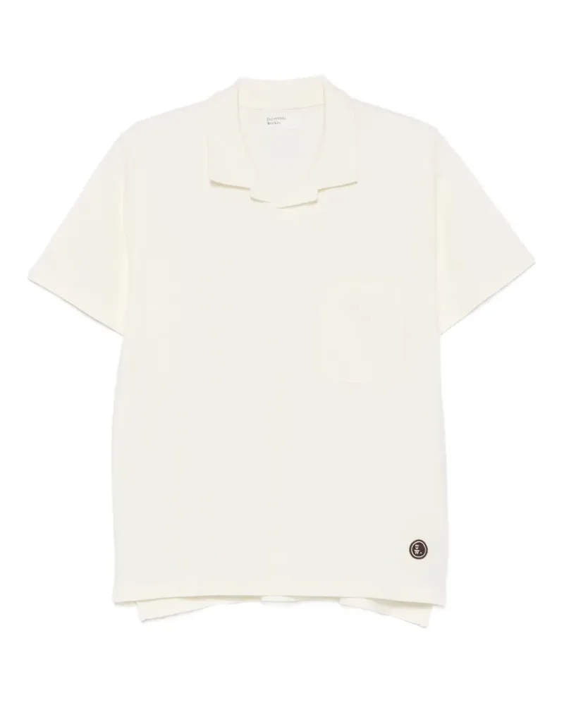 Universal Works patch-detail pocket T-shirt - Nude Nude