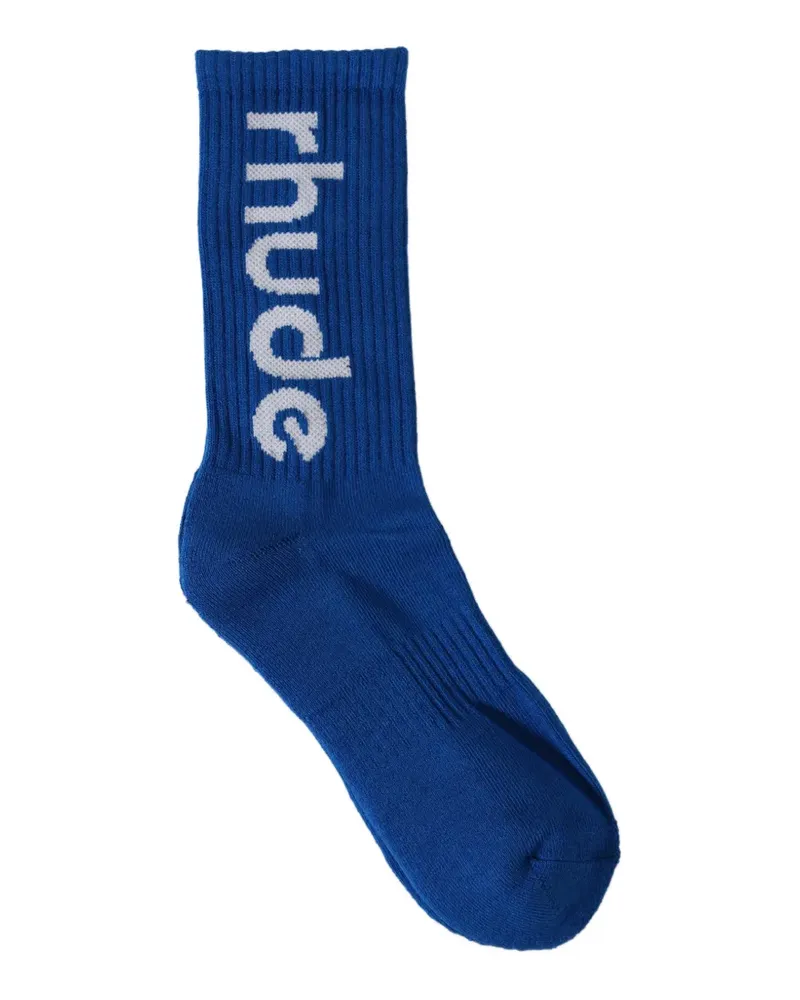 RHUDE Rallye Socken - Blau Blau