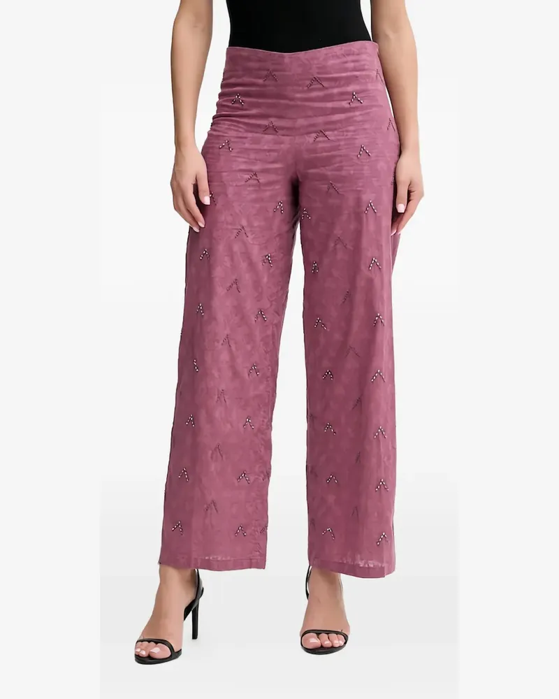 Hoss Intropia beaded trousers - Rosa Rosa