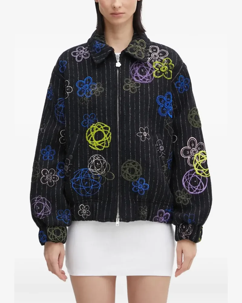 Kenzo x Futura 2000 striped jacket - Schwarz Schwarz