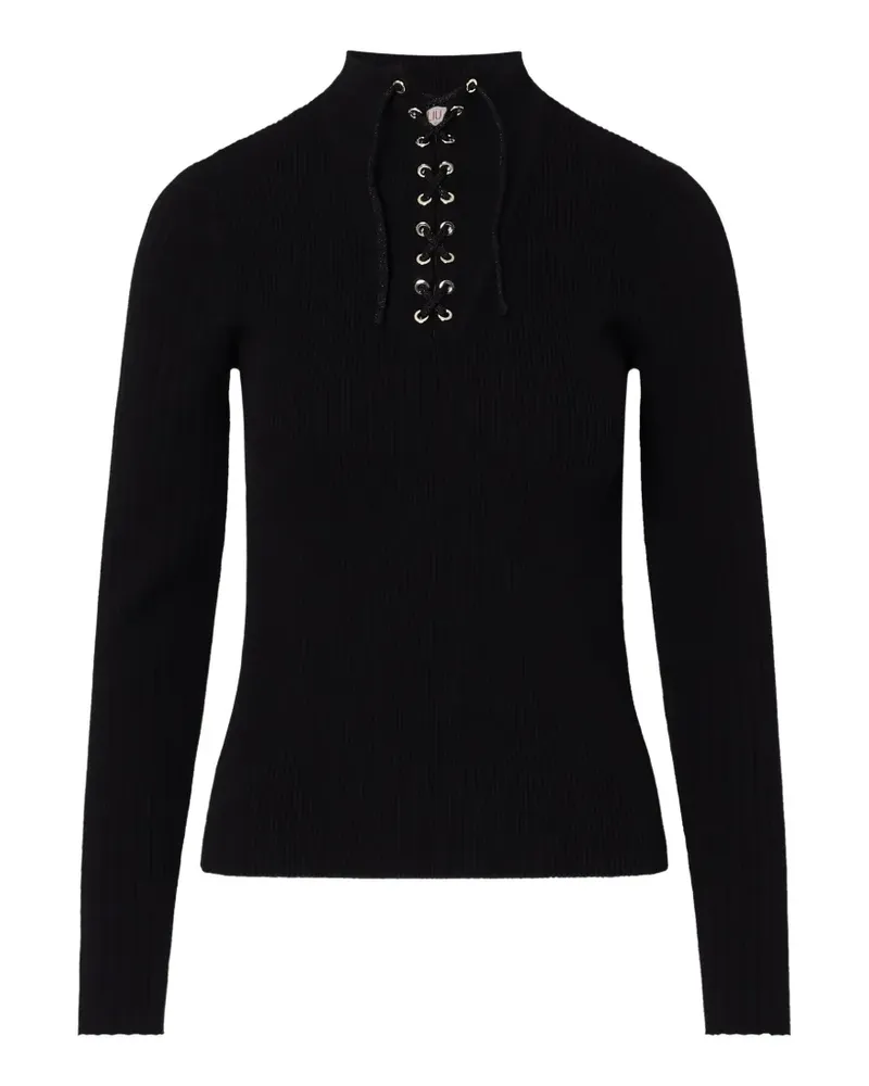 Liu Jo Pullover mit Schnürung - Schwarz Schwarz