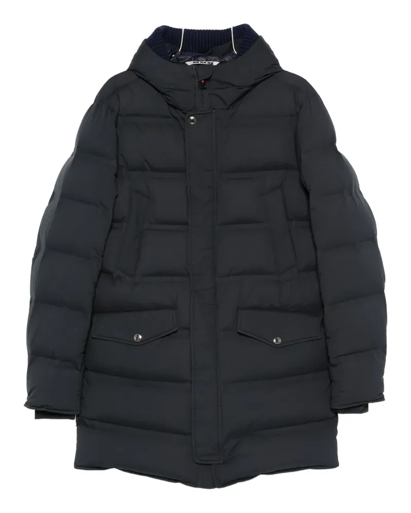 KIRED hooded padded coat - Blau Blau