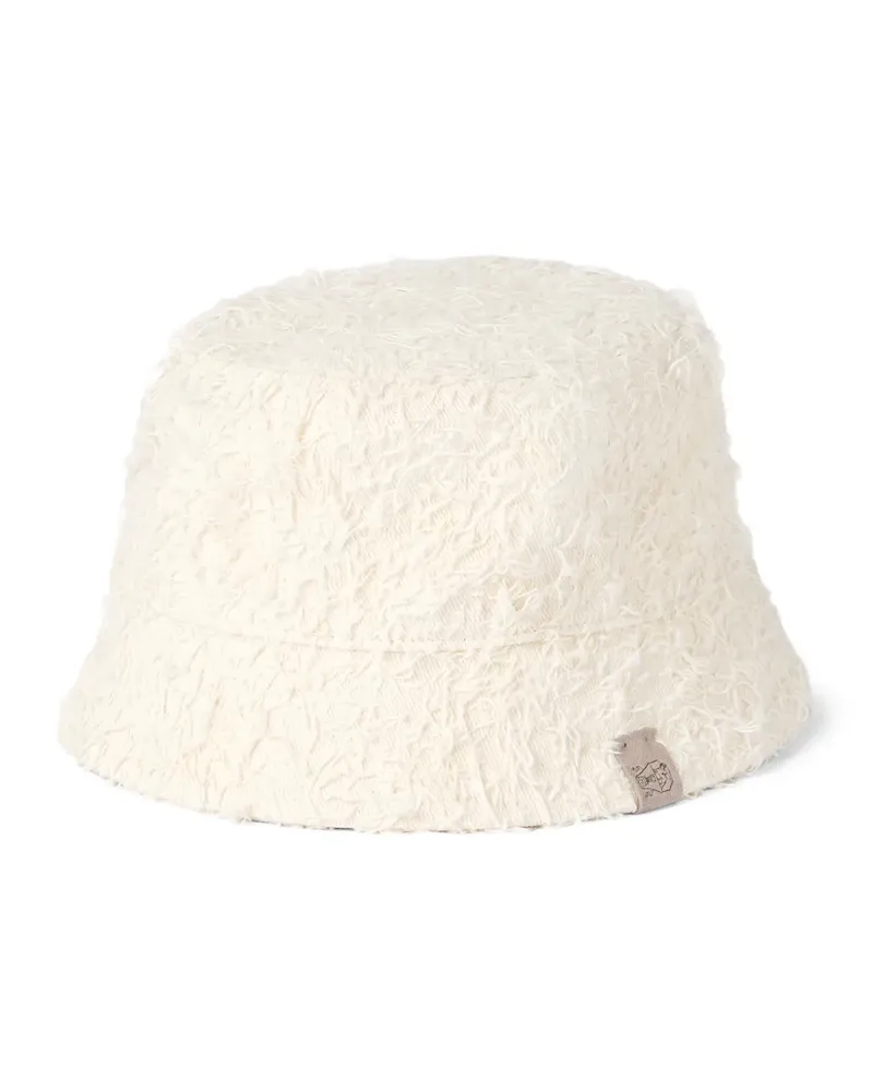 Brunello Cucinelli Fischerhut mit Logo-Patch - Nude Nude