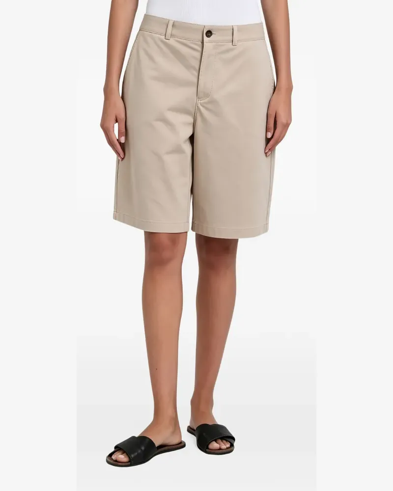 Brunello Cucinelli Shorts aus Baumwollgemisch - Nude Nude