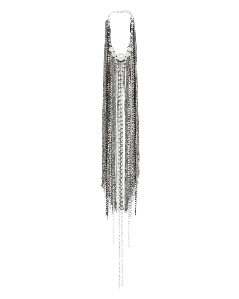 Pinko Halskette mit Perlen - Silber Silber