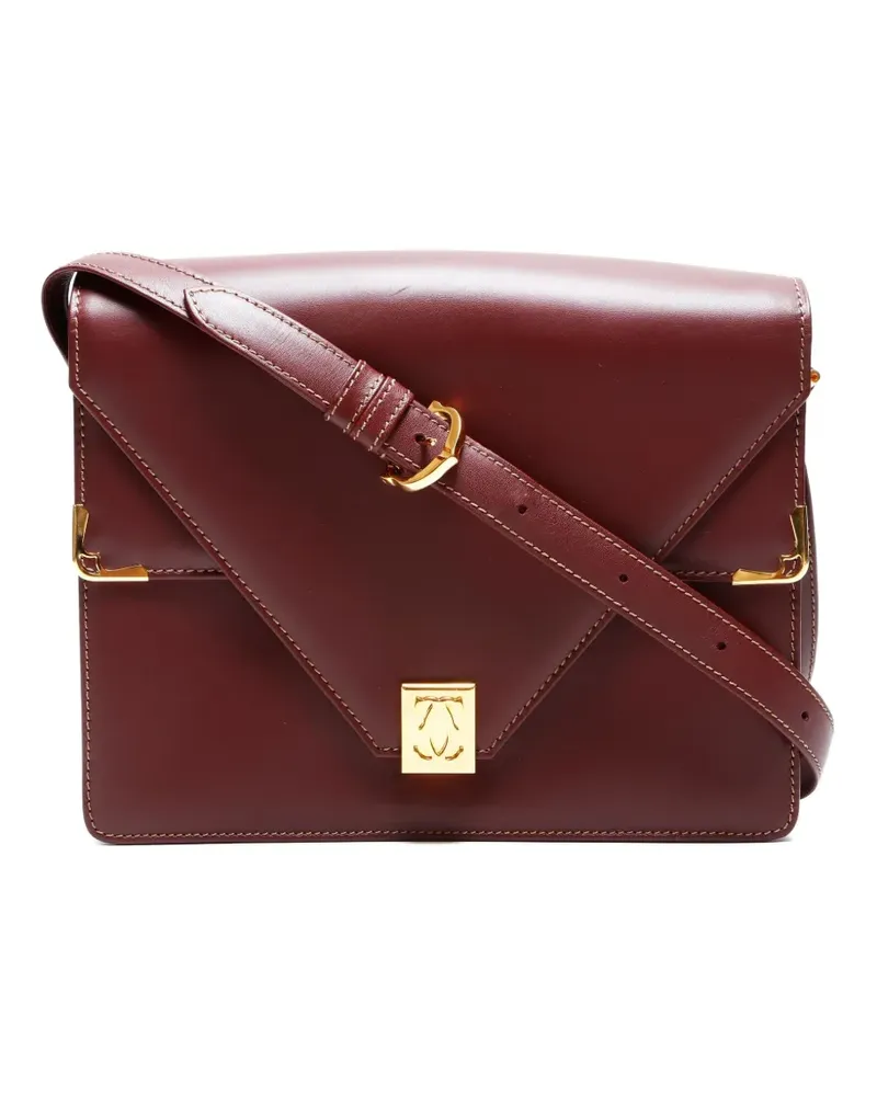 Cartier 1990-2000 Must De leather shoulder bag - Rot Rot