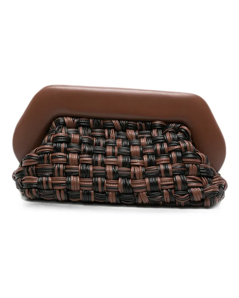 THEMOIRÈ Bios clutch bag - Braun Braun