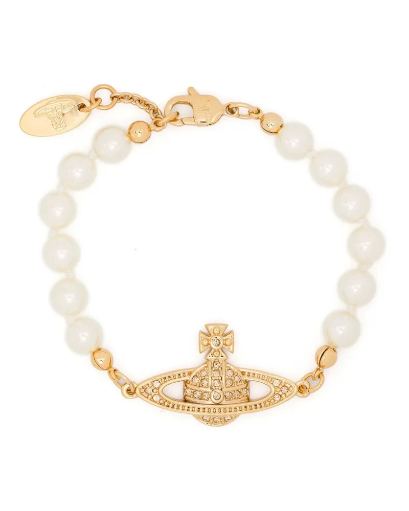 Vivienne Westwood Mini Bas Relief Armband - Gold Gold