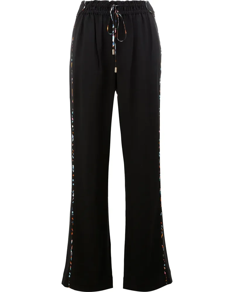 Peter Pilotto Palazzohose mit Kordelzug - Schwarz Schwarz