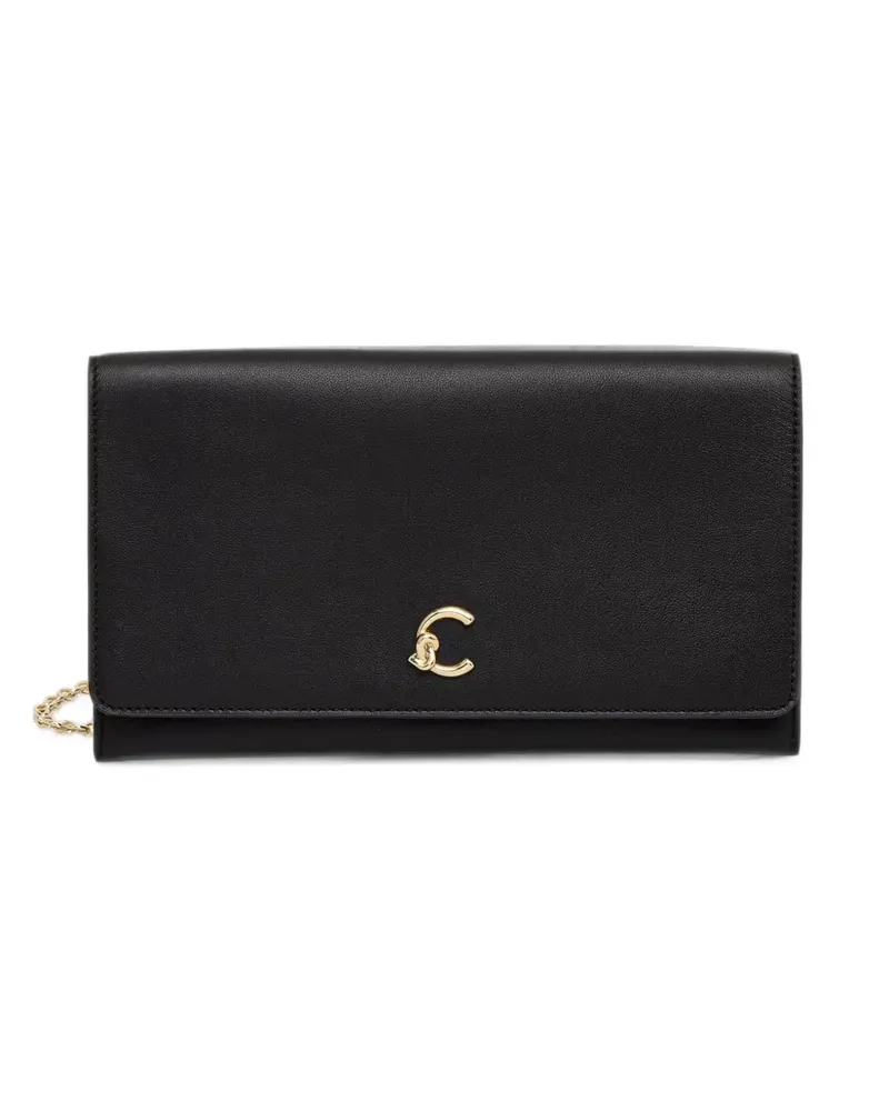 Coccinelle mini C-Me Light logo-plaque cross body bag - Schwarz Schwarz