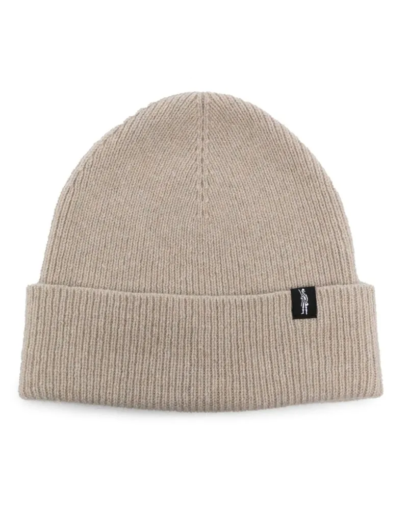 MACKINTOSH Beanie aus recyceltem Kaschmir Nude