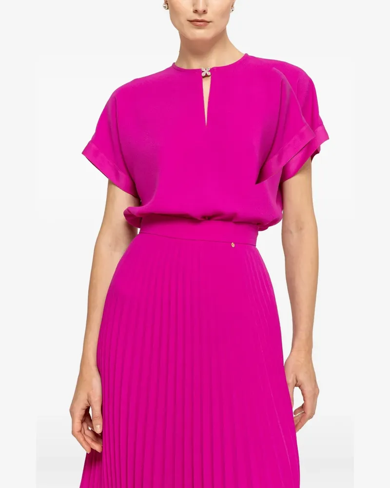 NISSA short-sleeve top - Rosa Rosa
