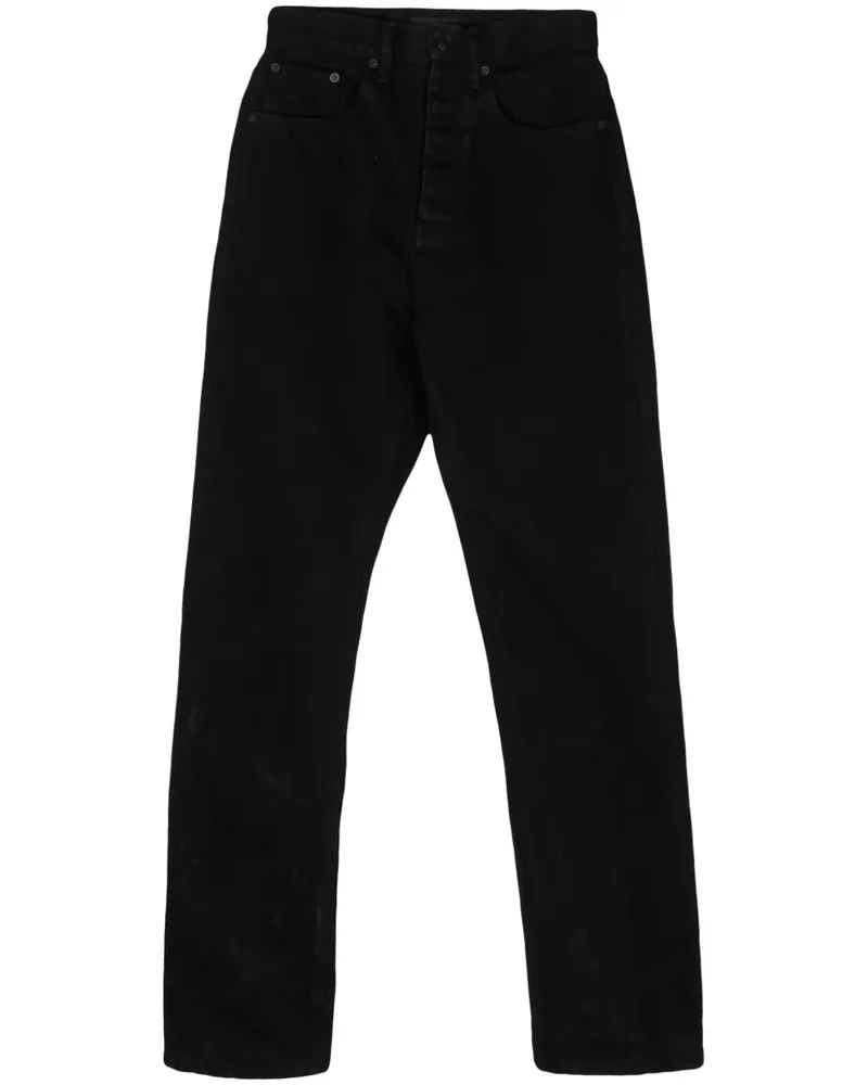 Balenciaga Jeans mit geradem Bein - Schwarz Schwarz