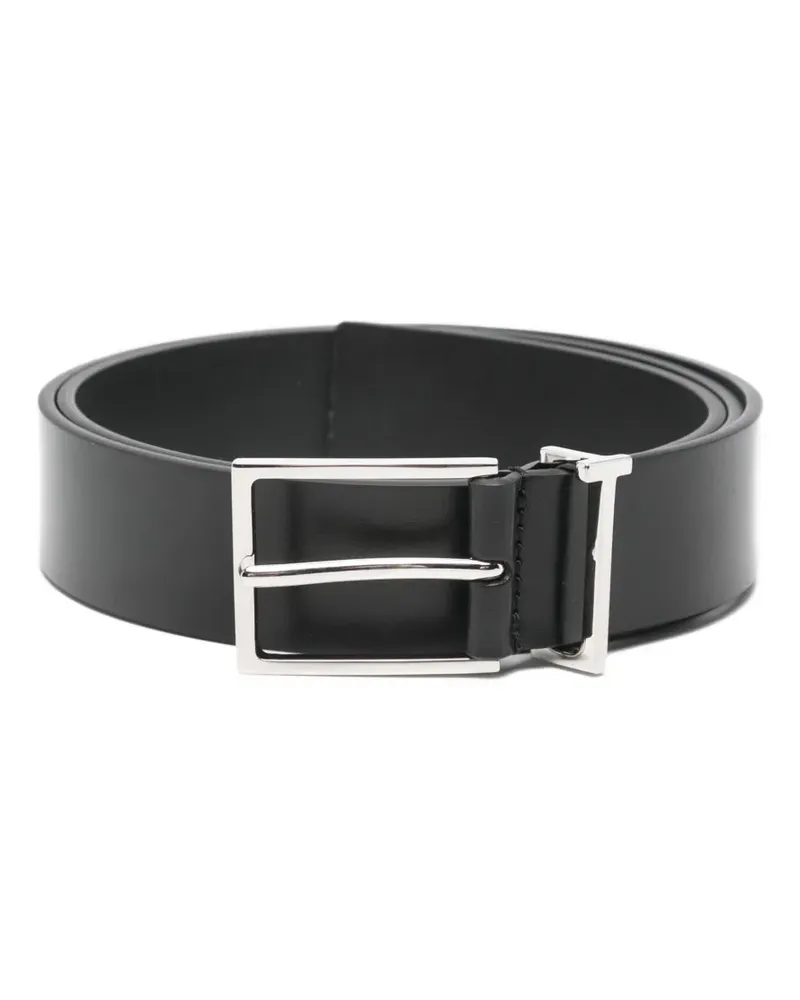 Tom Ford logo-loop leather belt - Schwarz Schwarz