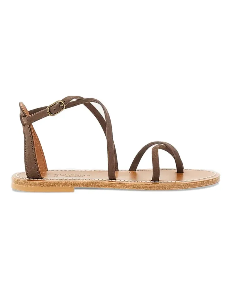 K.Jacques  strappy buckle-fastening sandals - Braun Braun