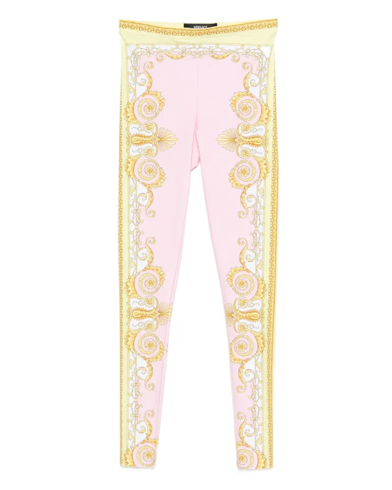 Versace Leggings mit Print - Rosa Rosa