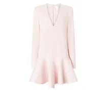 Kleid mit V-Ausschnitt - Rosa