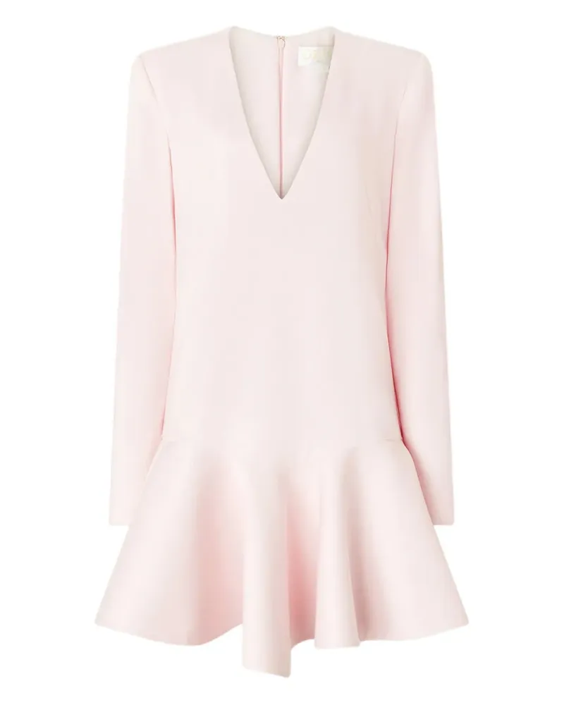 Genny Kleid mit V-Ausschnitt - Rosa Rosa