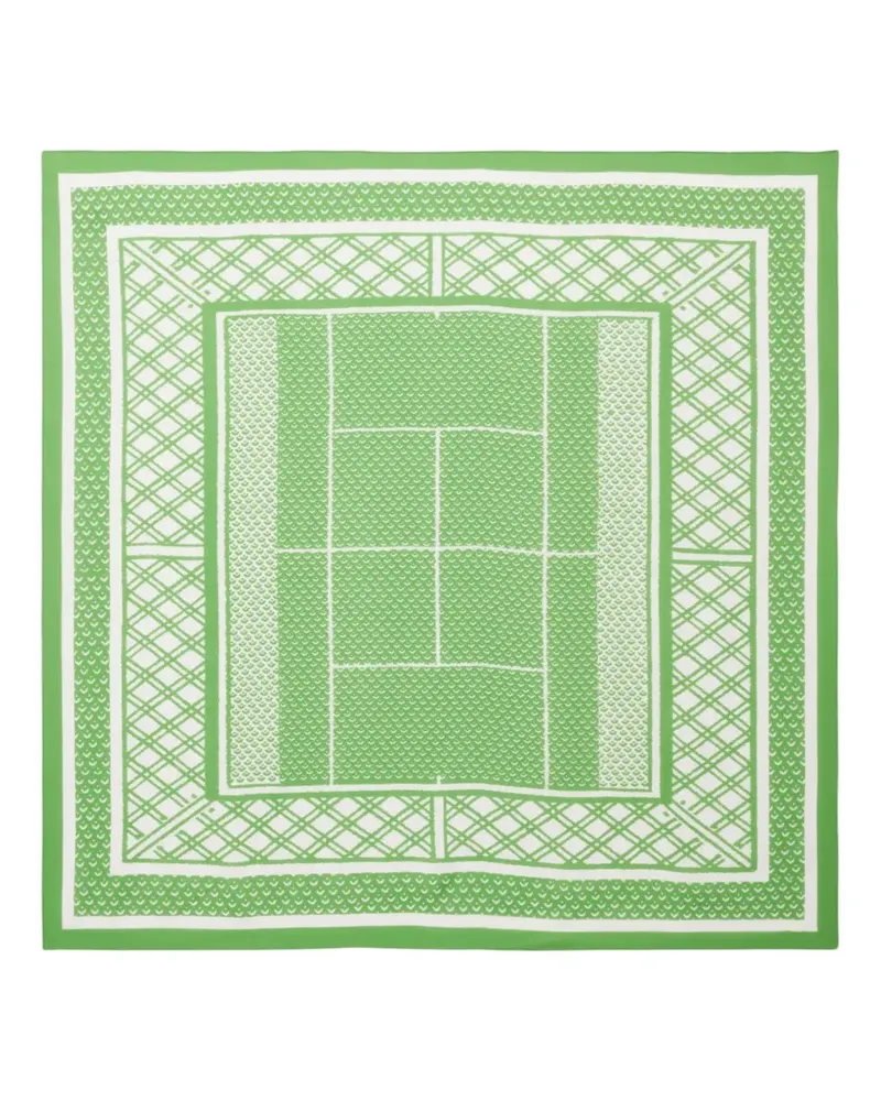 Lacoste tennis patterned scarf - Grün Grün