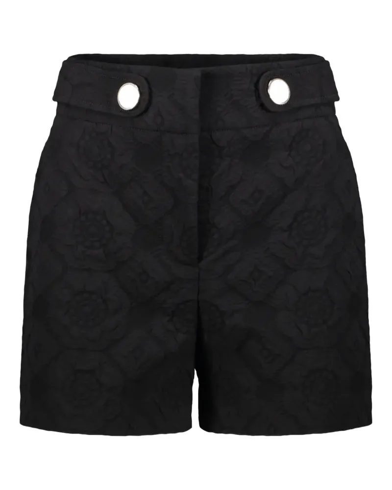 Moschino Shorts mit Jacquardmuster - Schwarz Schwarz