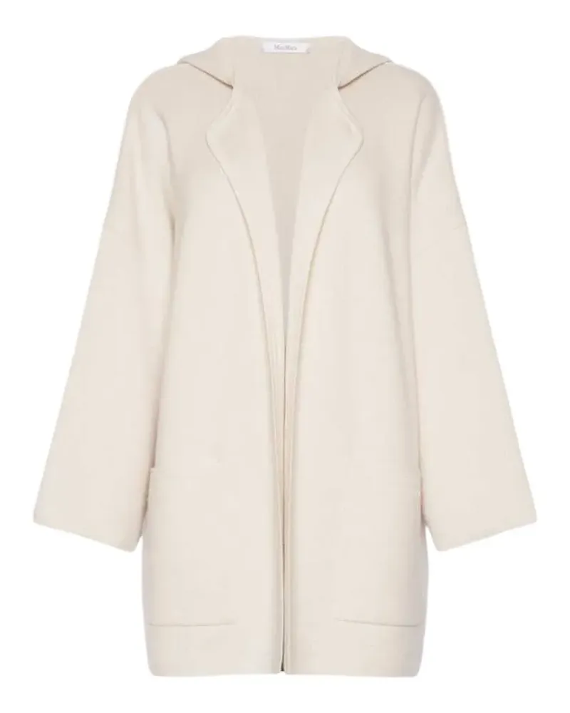 Max Mara wool and cashmere hooded cardigan - beige - Nude Nude