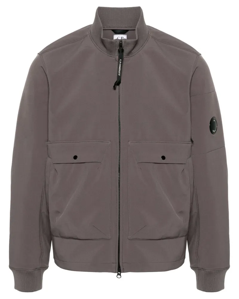 C.P. Company Mittelgroße Shell-R Baseballjacke Grau