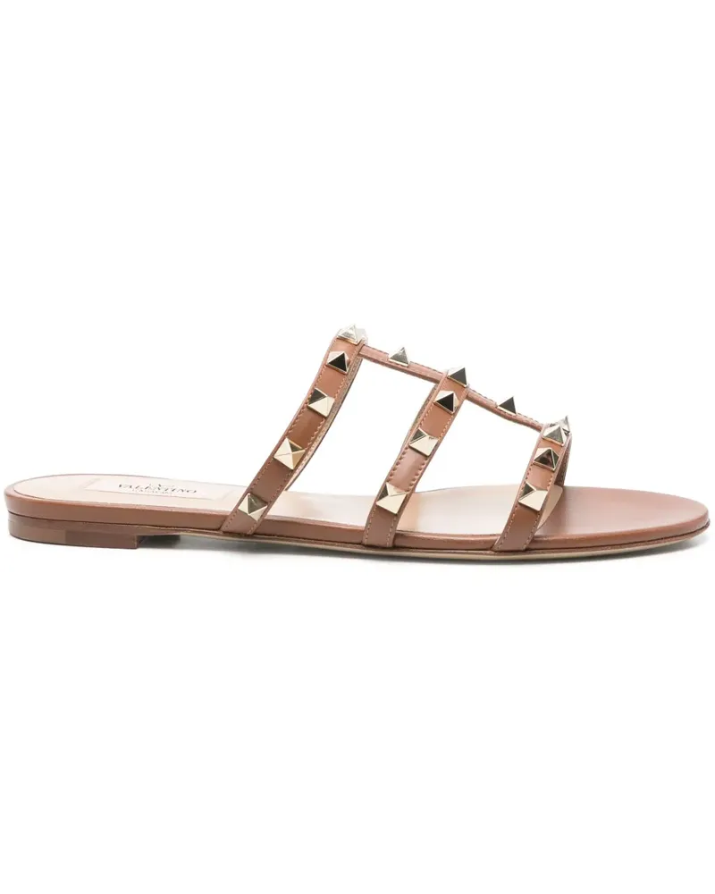 Valentino Garavani Rockstud Sandalen - Braun Braun
