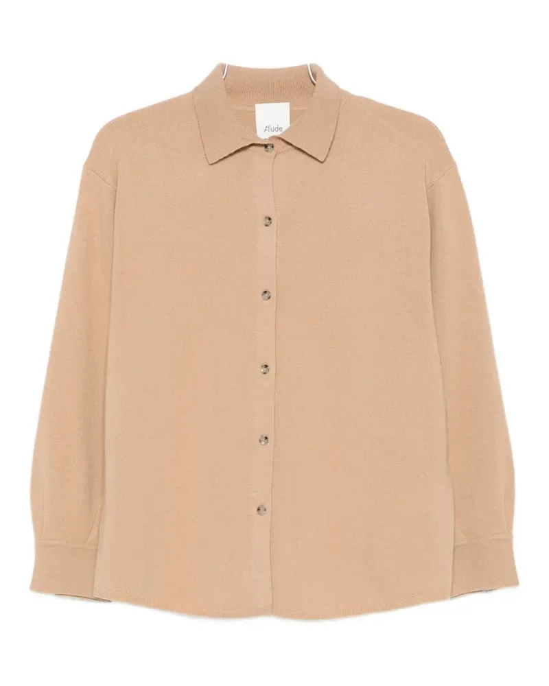ALLUDE buttoned cardigan - Nude Nude