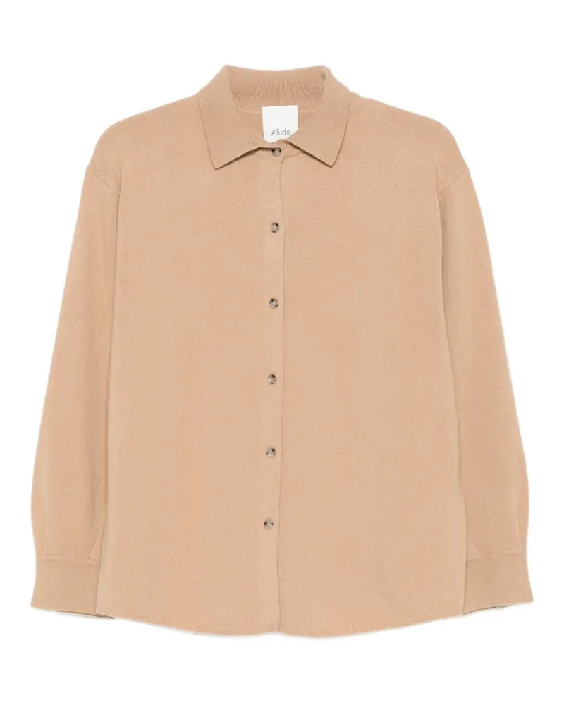 ALLUDE buttoned cardigan - Nude Nude