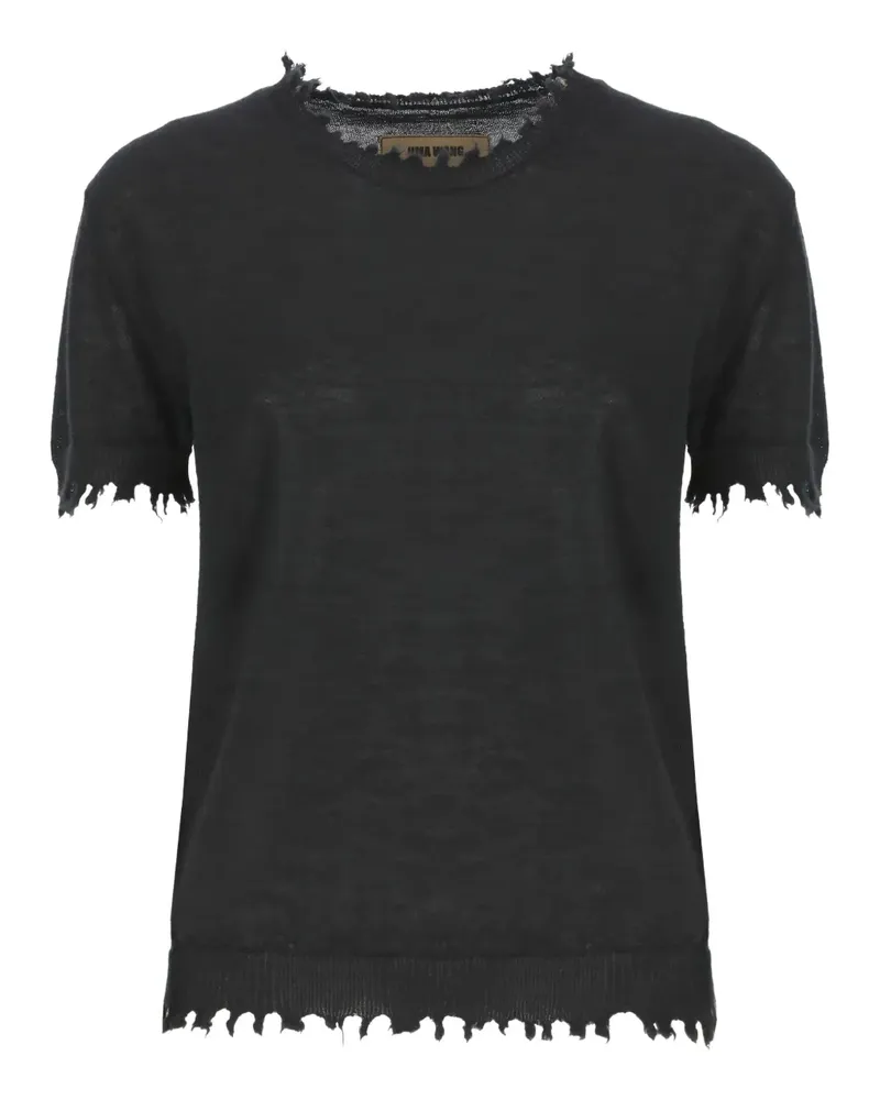 Uma Wang Top aus Kaschmir - Schwarz Schwarz