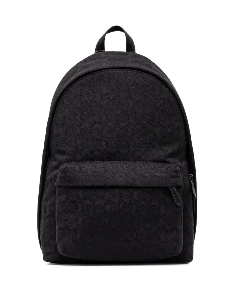 Coach Rucksack mit Monogrammmuster - Schwarz Schwarz