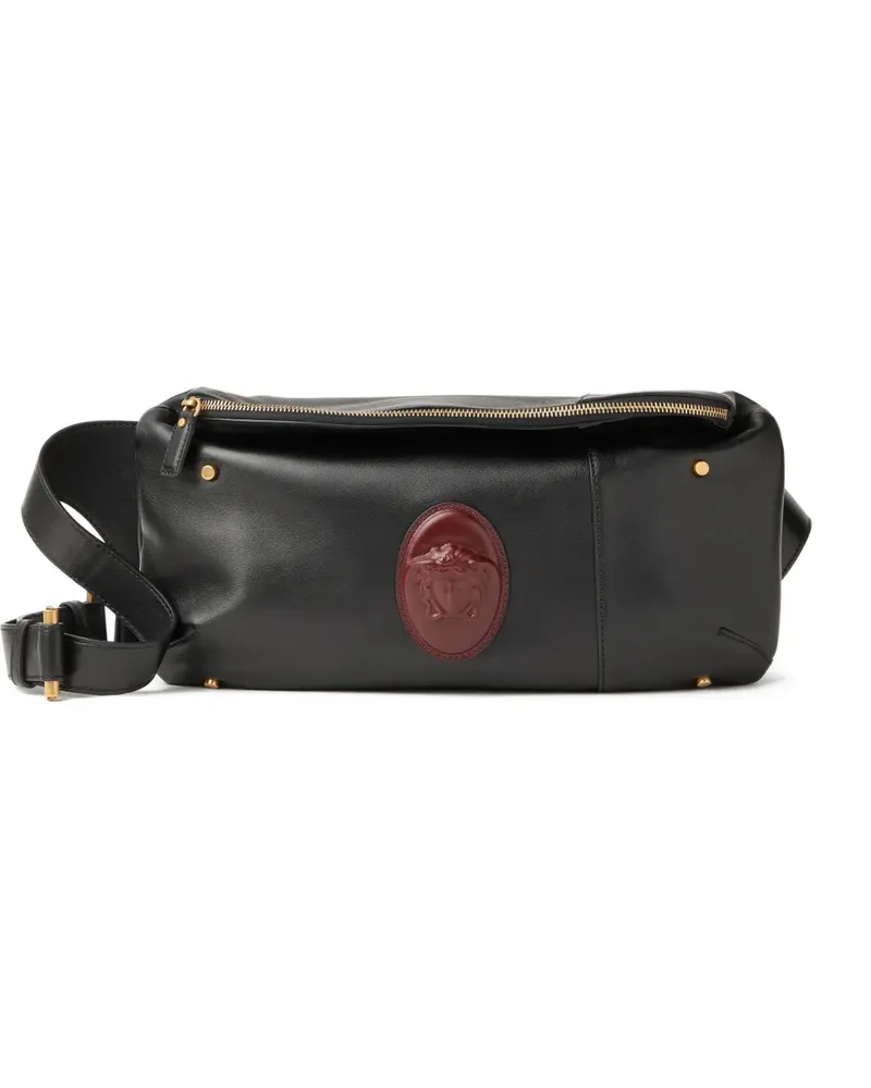 Versace Lou nappa belt bag - Schwarz Schwarz