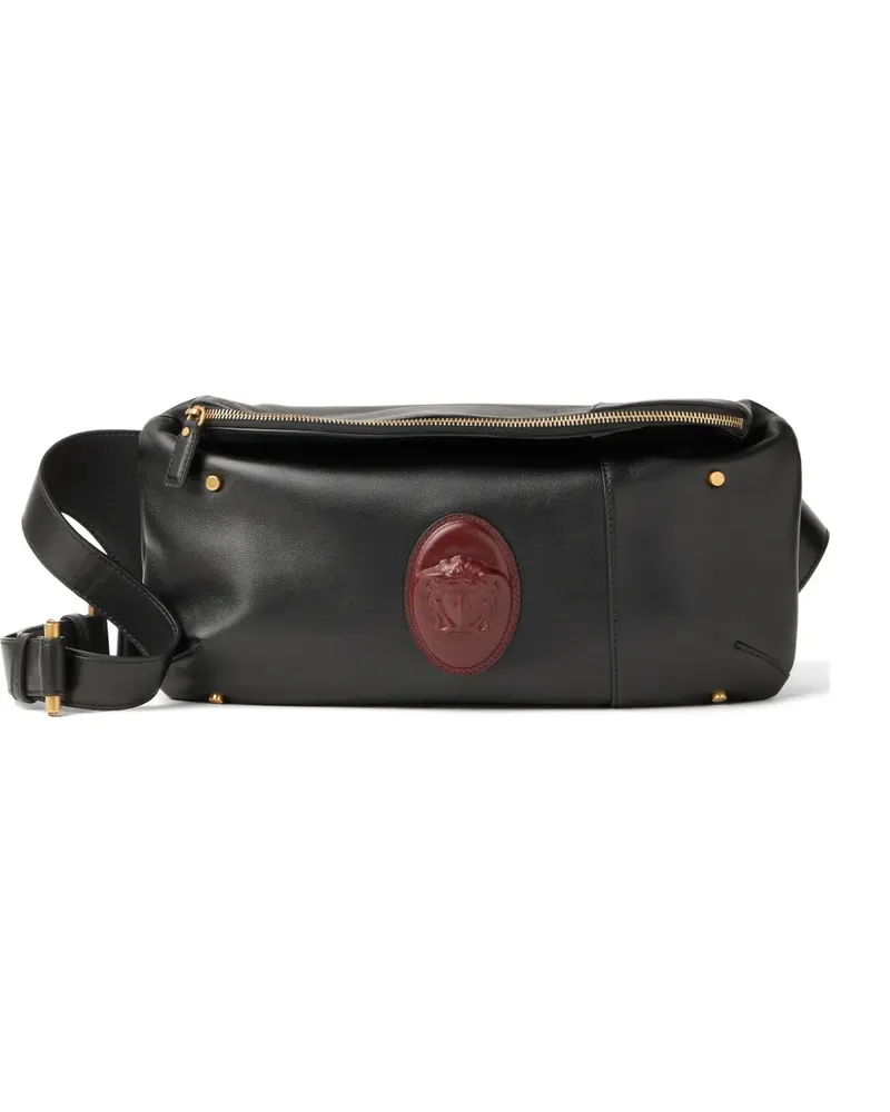 Versace Lou nappa belt bag - Schwarz Schwarz
