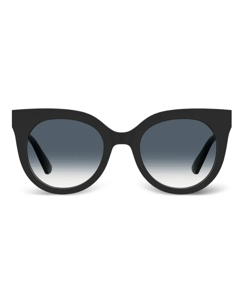 Moschino Cat-Eye-Sonnenbrille - Schwarz Schwarz