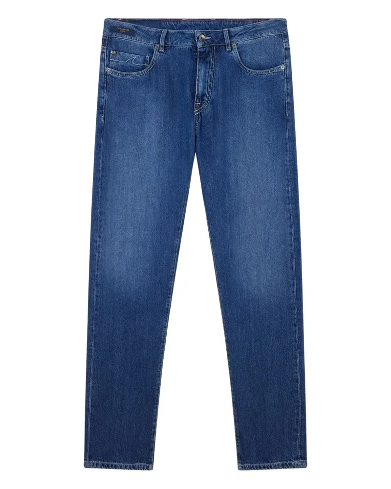 Paul & Shark Five-Pocket-Jeans - Blau Blau
